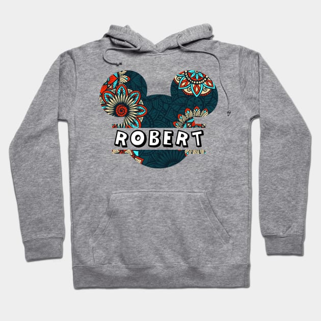 Robert Name With Seamless Pattern Hoodie by Maddalena's